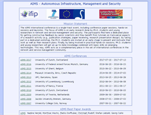 Tablet Screenshot of aims-conference.org